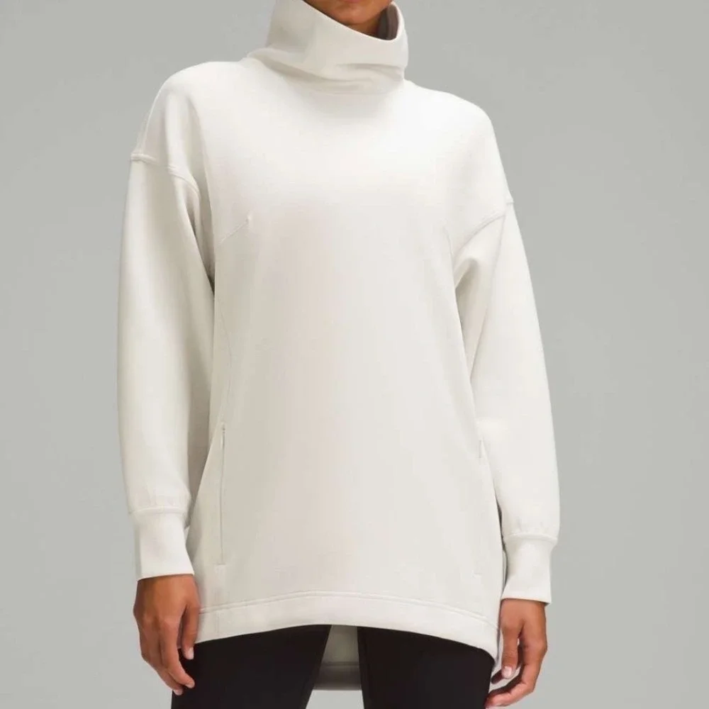 Lululemon Modal-Blend‎ Turtleneck Tunic-Bone